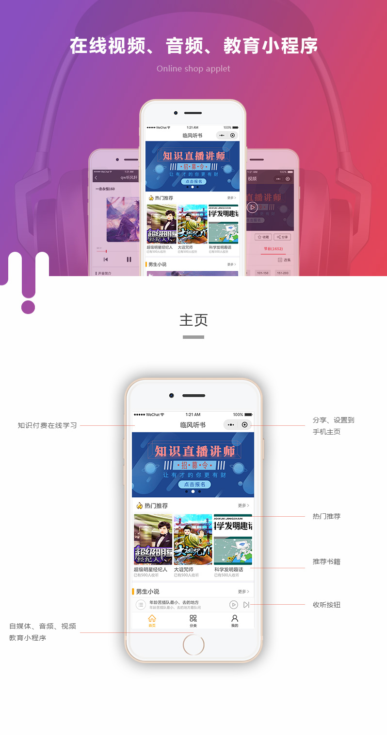 在線付費小程序